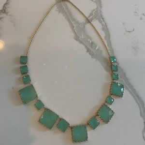 kate spade square stone statement necklace